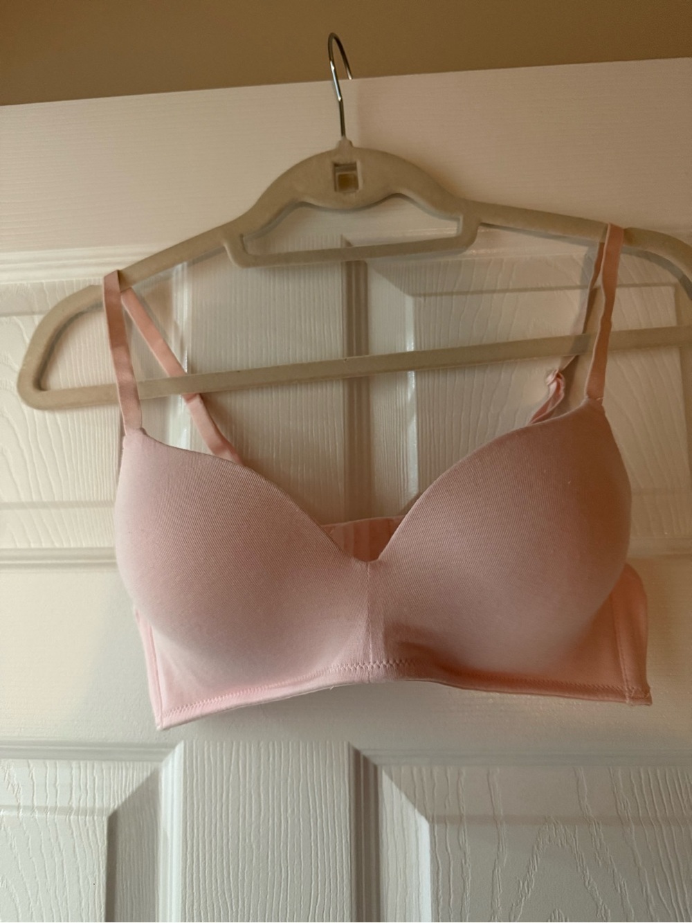 La Vie En Rose Light Pink Modal Wireless Cup Bra 36B